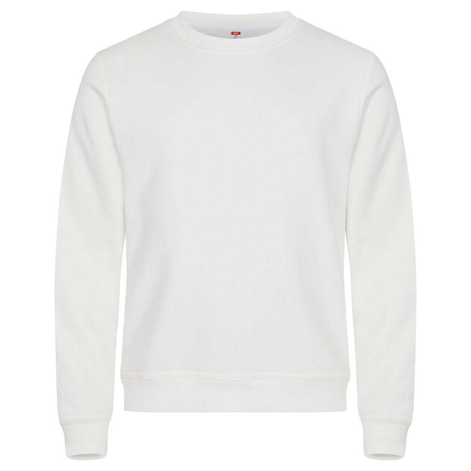 Clique Schilder Sweater Ronde Hals Miami Wit - van Clique - Nu voor maar €28.95 bij Workwear 2 Day