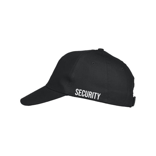 Clique Beveiliging - Cap Zwart met bedrukking SECURITY - van Clique - Nu voor maar €12.95 bij Workwear 2 Day