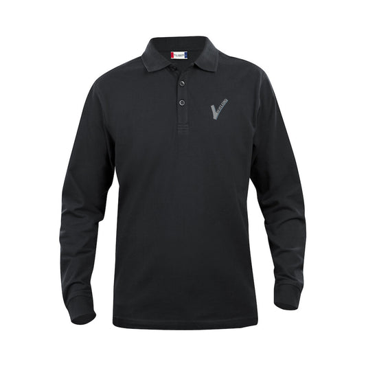 Clique Beveiliging Polo Lange mouw Heren met Borst- en Ruglogo - van Clique - Nu voor maar €34.95 bij Workwear 2 Day