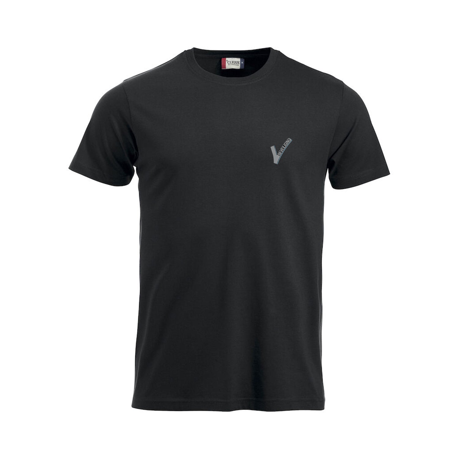 Clique Beveiliging T-shirt Heren Zwart met Borst- en Ruglogo - van Clique - Nu voor maar €17.95 bij Workwear 2 Day