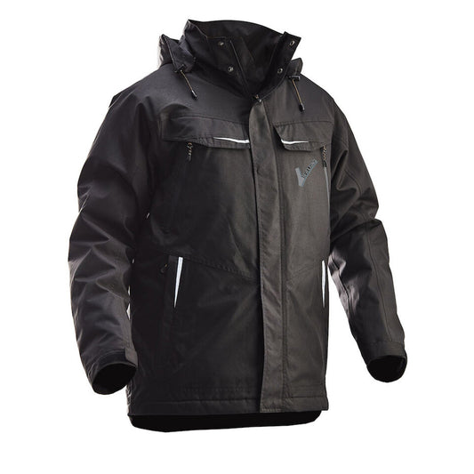 Jobman Beveiliging Winterjas Wind- en Waterdicht Zwart met Borst- en Ruglogo - van Jobman - Nu voor maar €114.95 bij Workwear 2 Day