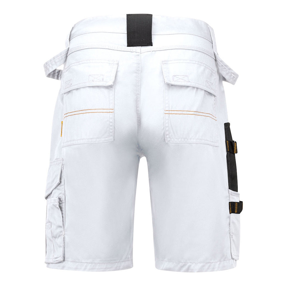 Jobman Schilder Korte Werkbroek Stretch Wit - van Jobman - Nu voor maar €42.95 bij Workwear 2 Day