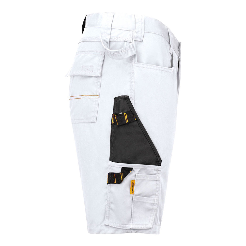 Jobman Schilder Korte Werkbroek Stretch Wit - van Jobman - Nu voor maar €42.95 bij Workwear 2 Day