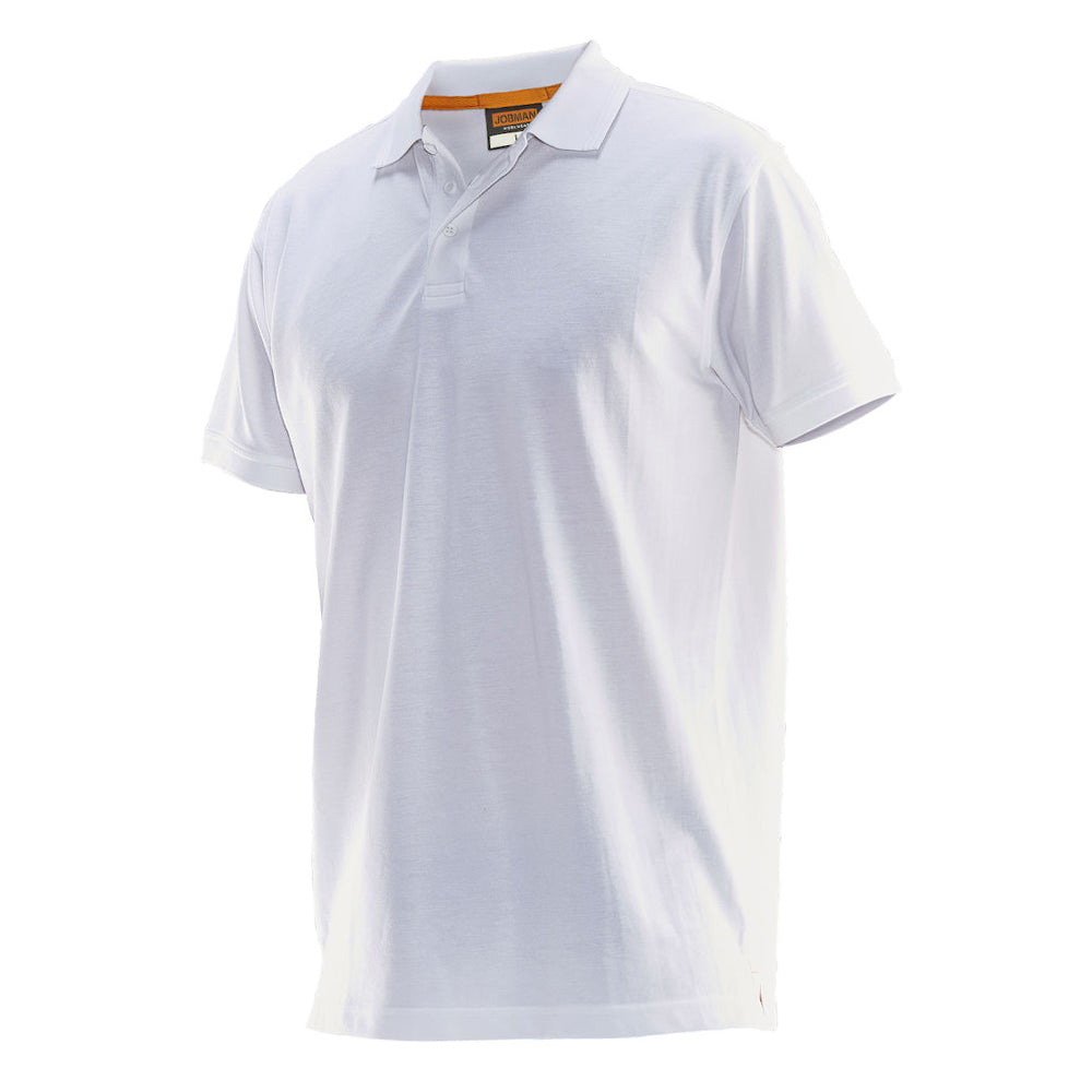 Jobman Schilder Poloshirt Heren Wit - van Jobman - Nu voor maar €22.95 bij Workwear 2 Day