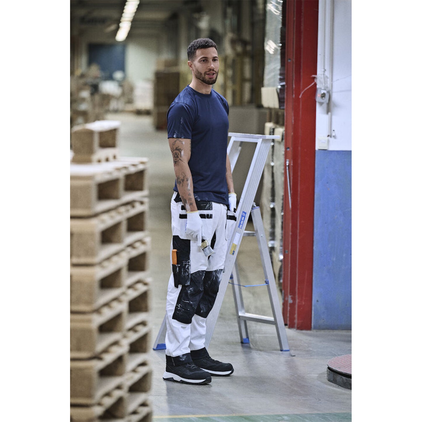 Jobman Schilder Werkbroek HP Heren Wit - van Jobman - Nu voor maar €89.95 bij Workwear 2 Day