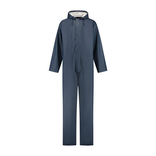 JS Regenoverall PU Waterdicht Navy - van JS - Nu voor maar €59.95 bij Workwear 2 Day