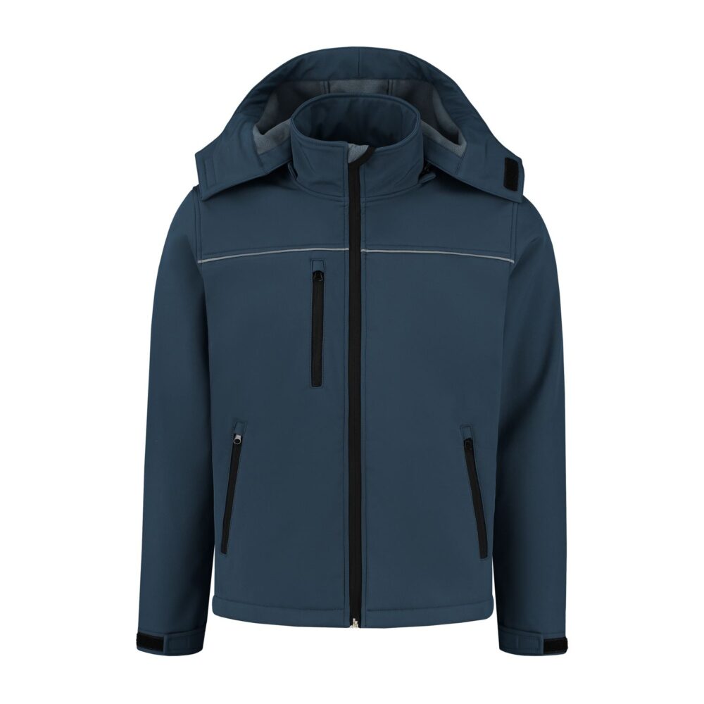 JS Softshell Jas met afneembare capuchon - van JS - Nu voor maar €42.95 bij Workwear 2 Day