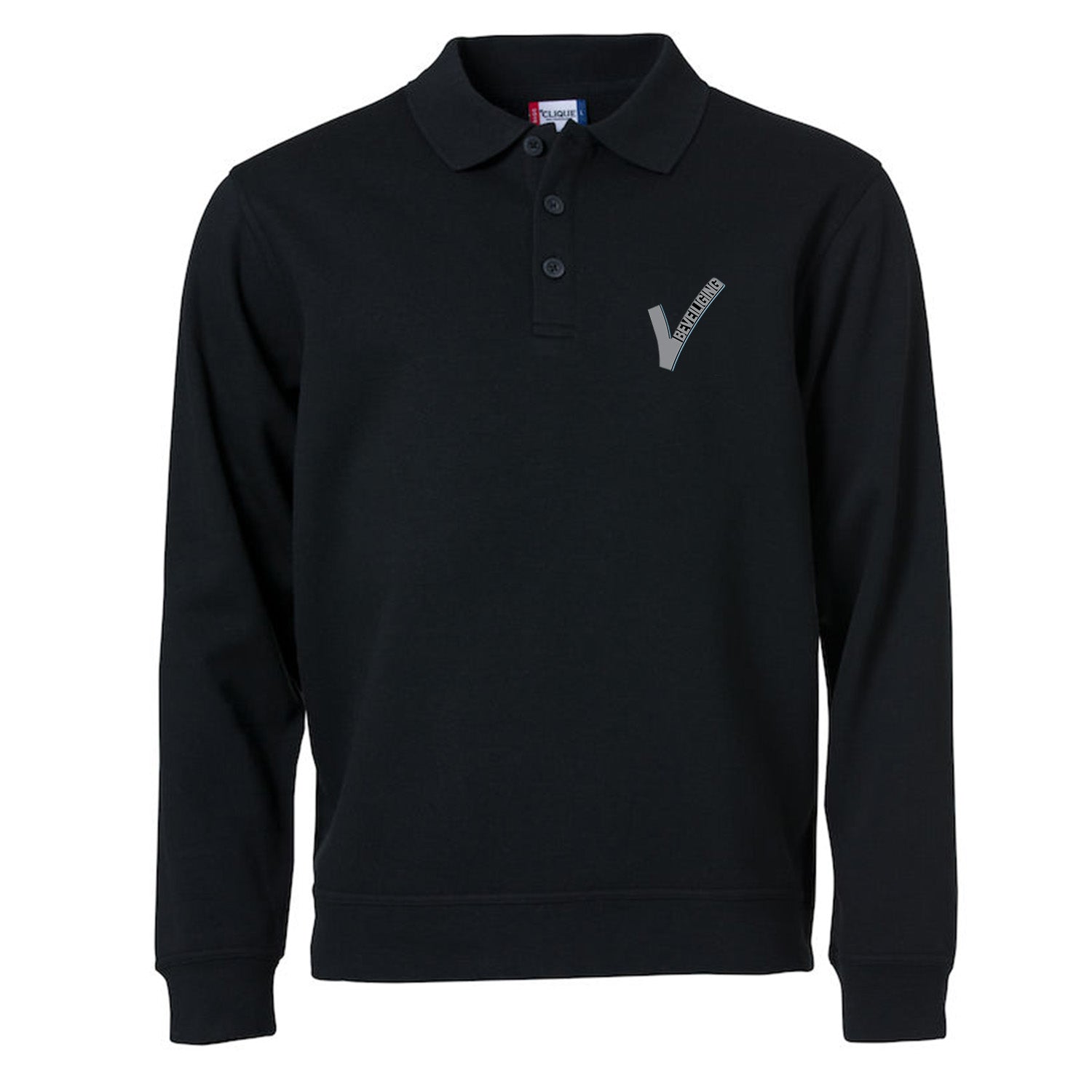 Clique Beveiliging Polo Sweater met Borst- en Ruglogo - van Clique - Nu voor maar €36.95 bij Workwear 2 Day